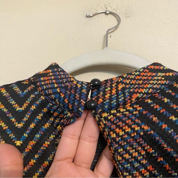 Bar III Black and Multi Colored Dress Size Medium NWT - Picture 11 of 15